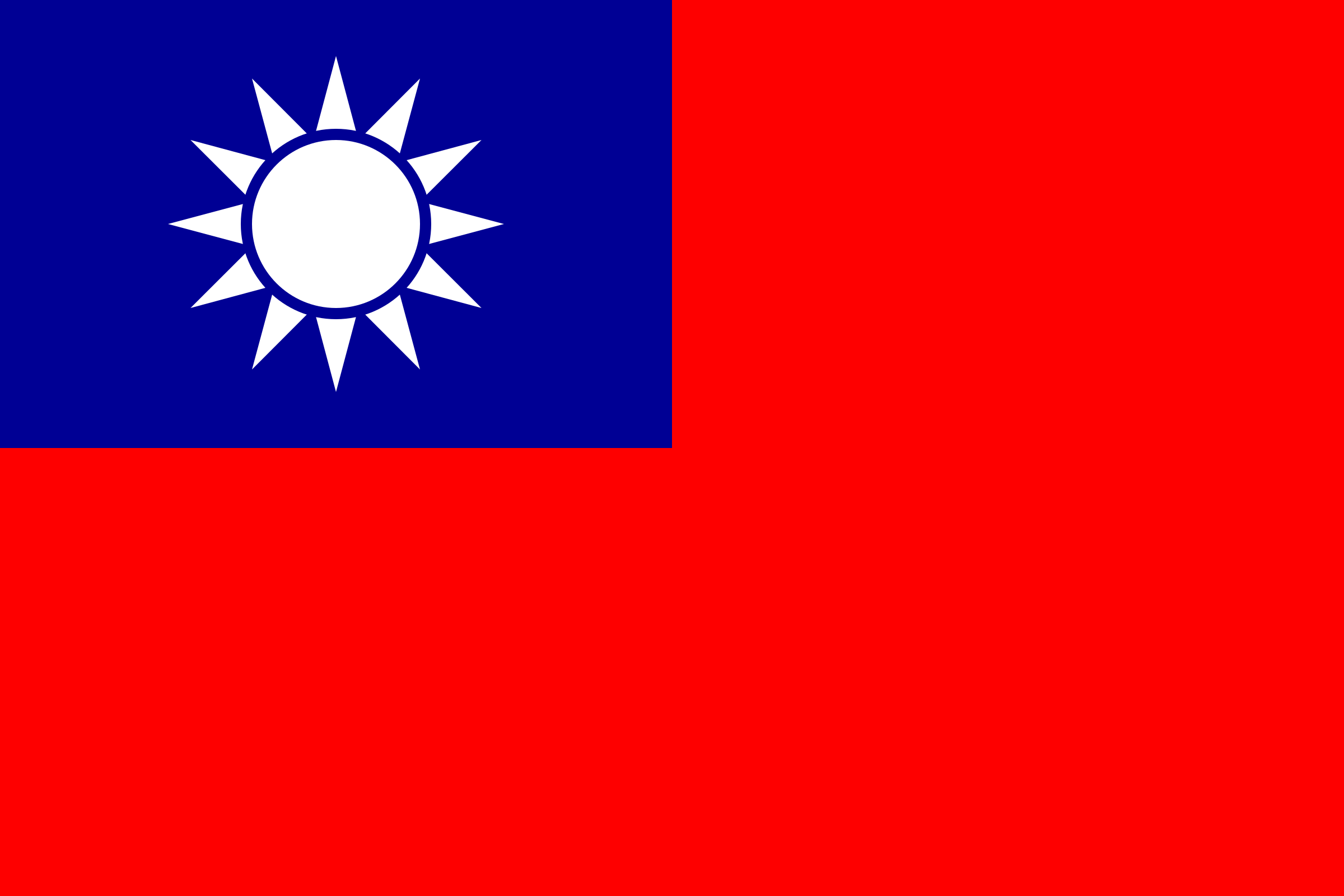 Drapeau de Taïwan