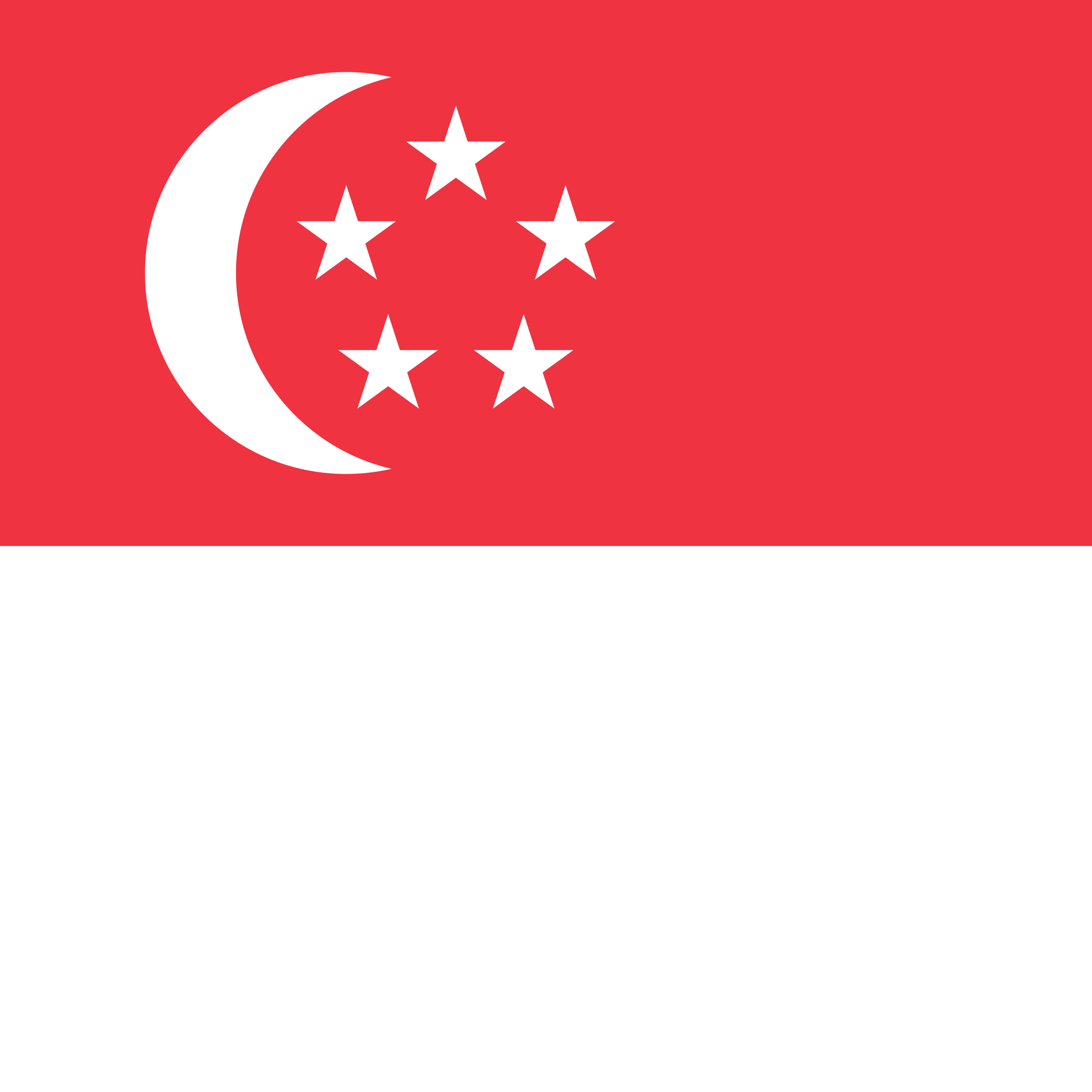Variante 1-1 du drapeau Singapour
