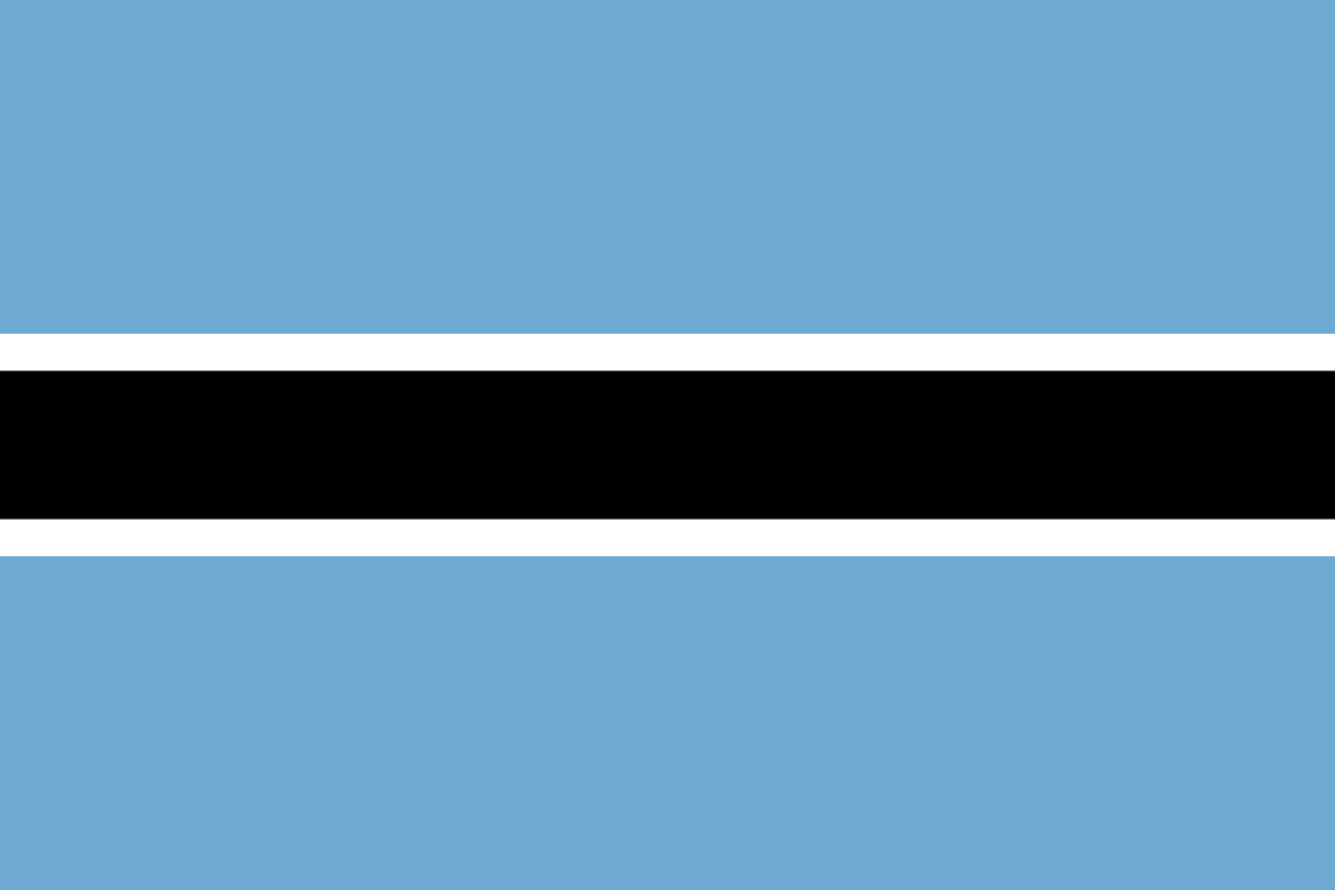 Drapeau botswana