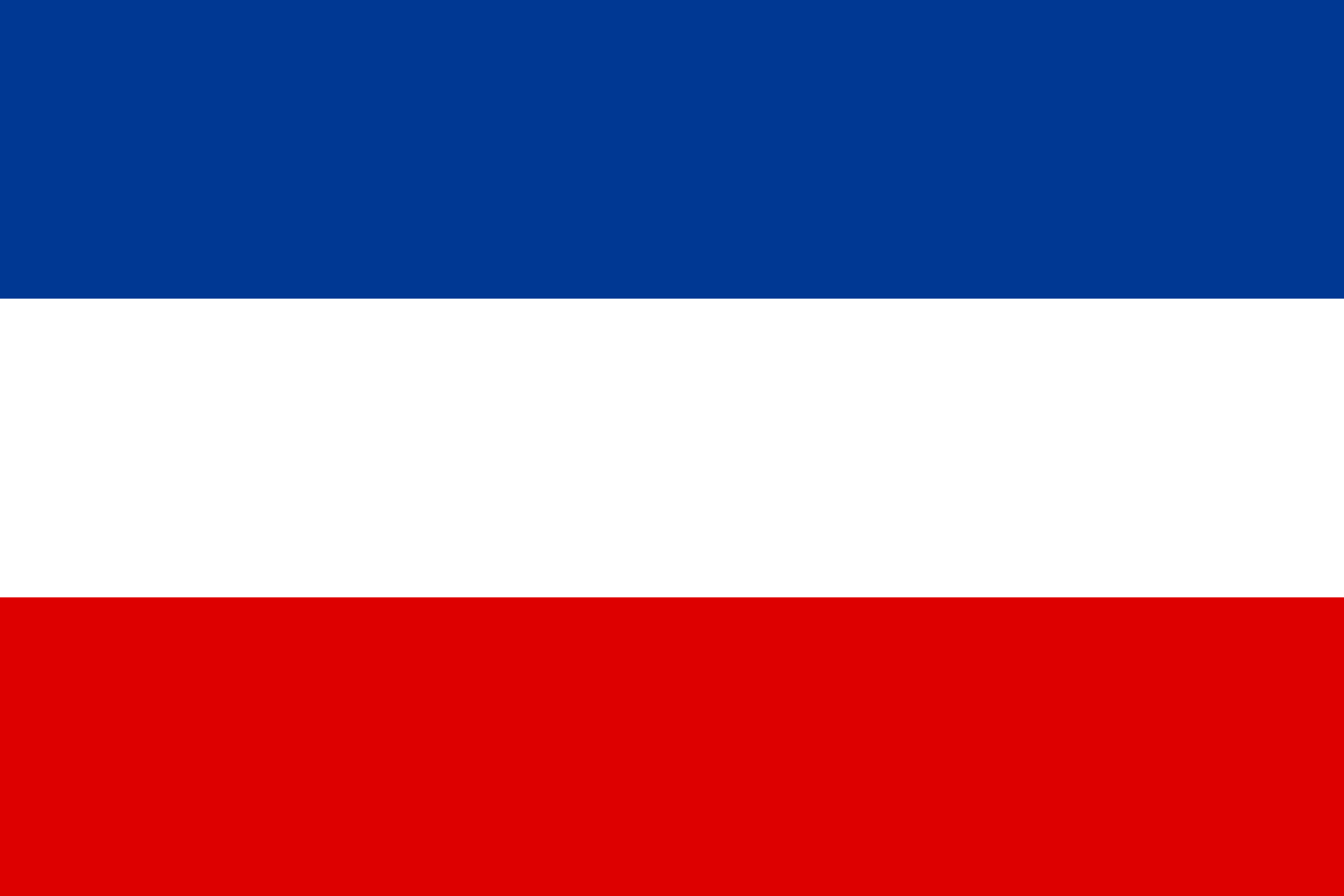 Drapeau serbie et montenegro