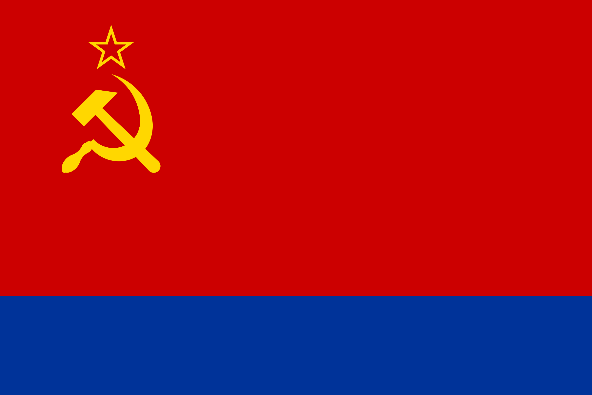 Drapeau de la RSS d'Azerbaïdjan