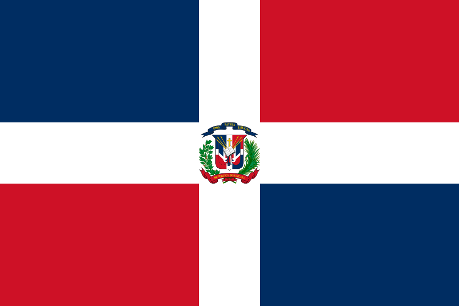 Drapeau republique dominicaine