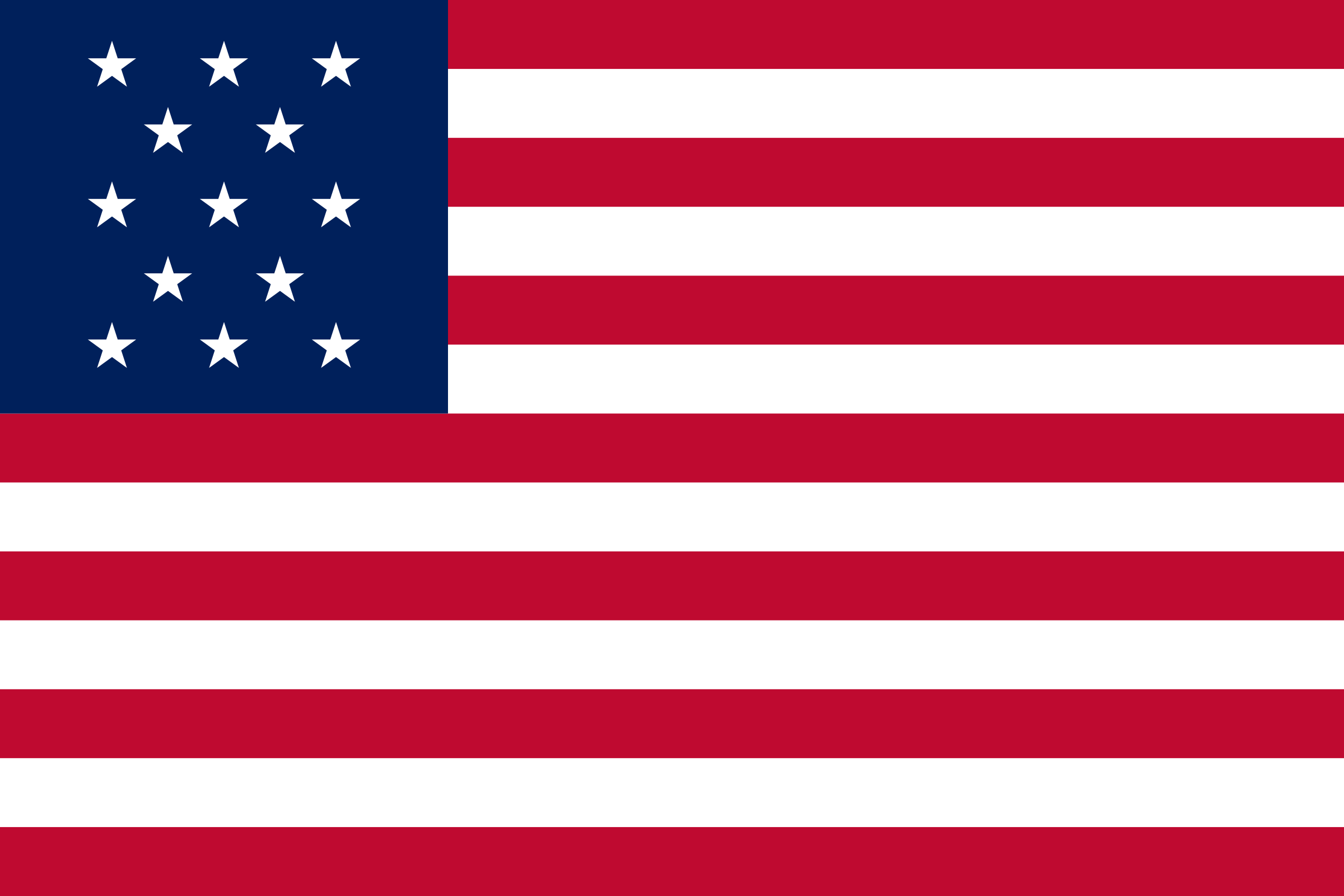 Drapeau à treize étoiles