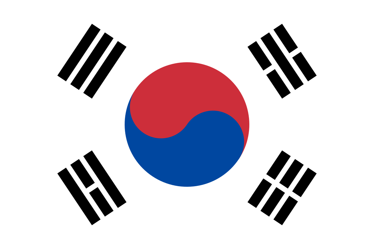 Drapeau de Corée du Sud