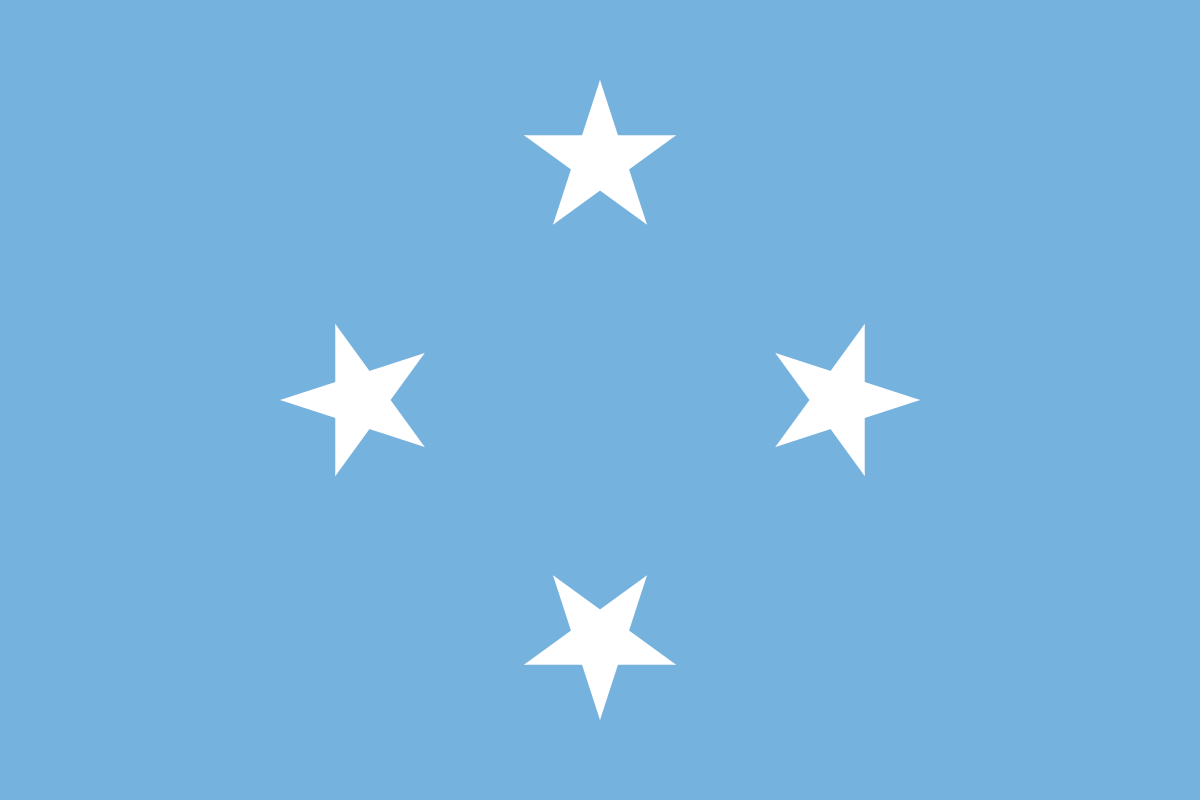 Drapeau de États fédérés de Micronésie