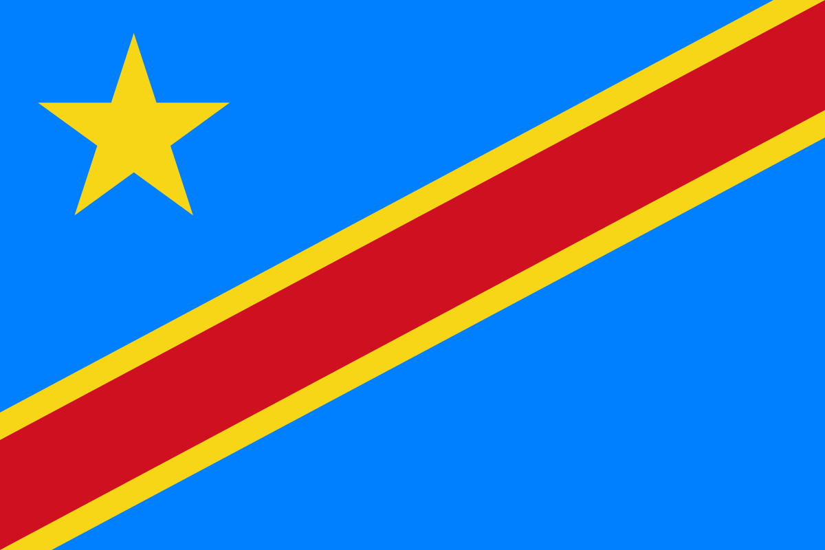 Drapeau de République démocratique du Congo