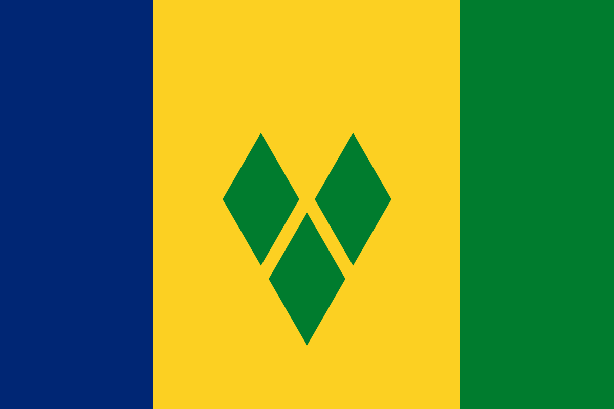 Drapeau de Saint-Vincent-et-les-Grenadines